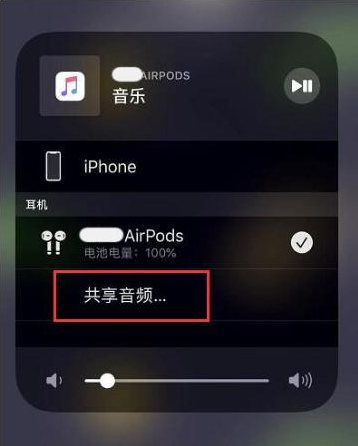 畜禽良种场苹果14音频维修点分享iPhone14音频共享设置方法 