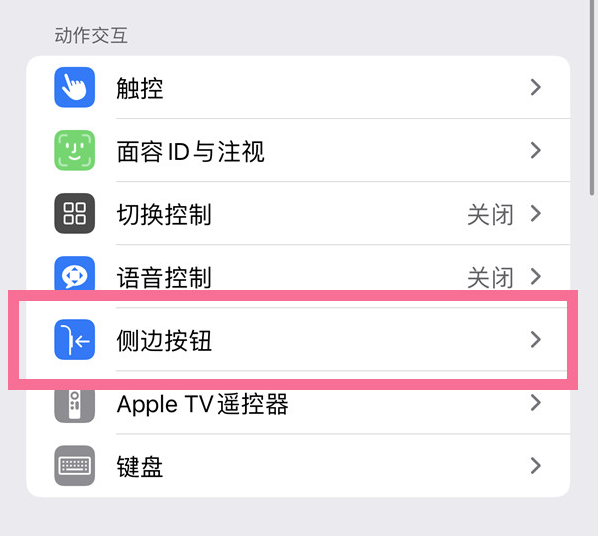 畜禽良种场苹果14维修店分享iPhone14 Plus侧键双击下载功能关闭方法 